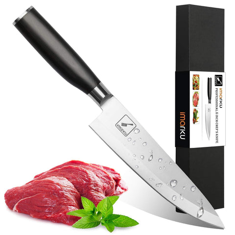 Imarku Pro Kitchen 8 Inch Chef's Knife High Carbon Stainless Steel Sharp Gyutou Knives Ergonomic Equipment