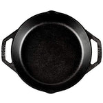 Lodge 12 Inch Cast Iron Skillet. Pre-Seasoned Cast Iron Skillet with Red Silicone Hot Handle Holder.