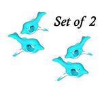 Margarita BocaClips by O2COOL, Beach Towel Holders, Clips, Set of two, Beach, Patio or Pool Accessories, Portable Towel Clips, Chip Clips, Secure Clips, Assorted Styles