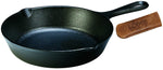 Lodge 12 Inch Cast Iron Skillet. Pre-Seasoned Cast Iron Skillet with Red Silicone Hot Handle Holder.