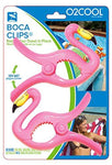 Margarita BocaClips by O2COOL, Beach Towel Holders, Clips, Set of two, Beach, Patio or Pool Accessories, Portable Towel Clips, Chip Clips, Secure Clips, Assorted Styles