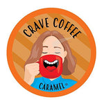Crave Coffee Flavored Coffee Variety Pack, Compatible with 2.0 K-Cup Brewers, 100 Count